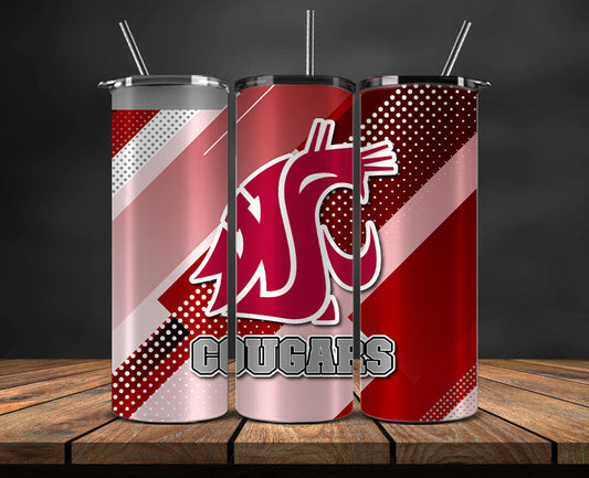 Cougars Logo 20 oz Tumbler Png ,College Football 20 Oz Tumbler Wrap 126