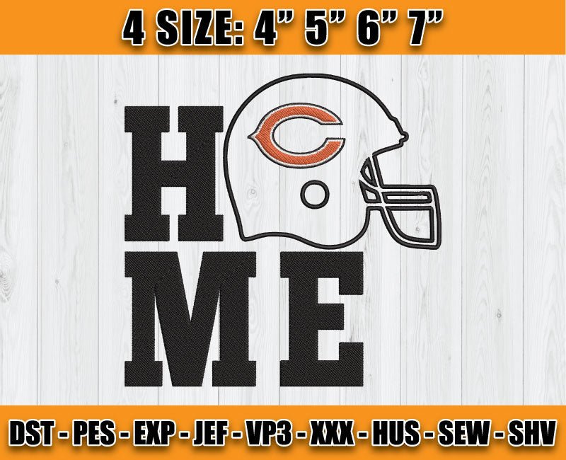 Bears Embroidery, NFL Bears Embroidery, NFL Machine Embroidery Digital 126