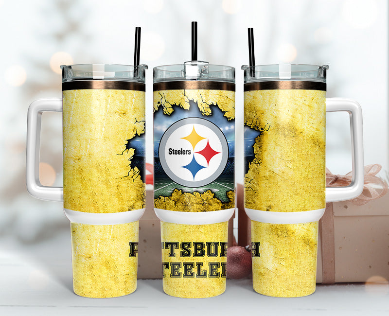 Pittsburgh Steelers Tumbler 40oz Png,  40oz Tumbler Skinny  126