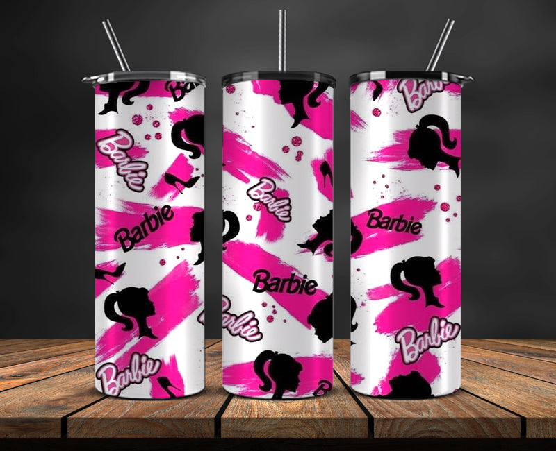 Barbie Tumbler Wrap, Barbie Doll PNG, Barbie Skinny 20oz 12