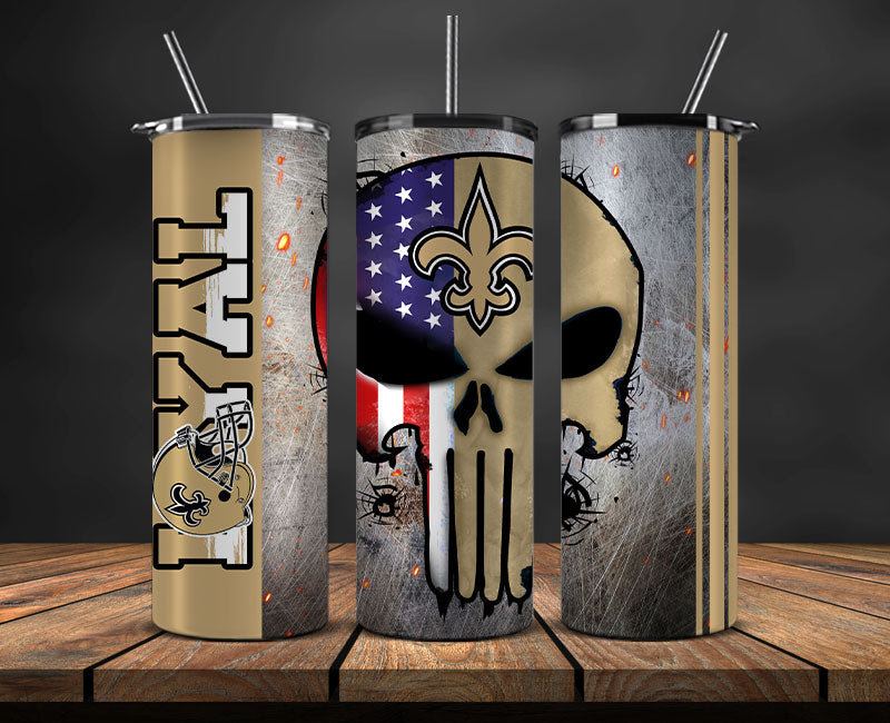 New Orleans Saints Loyal Tumbler Wraps, Nfl Tumbler Png 139