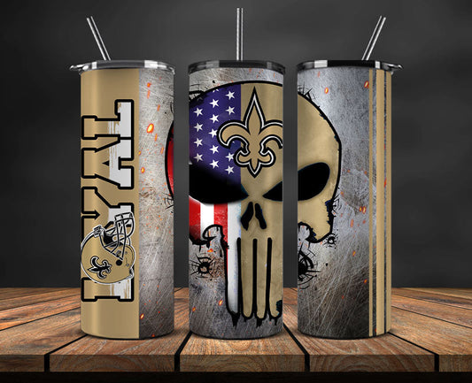 New Orleans Saints Loyal Tumbler Wraps, Nfl Tumbler Png 139