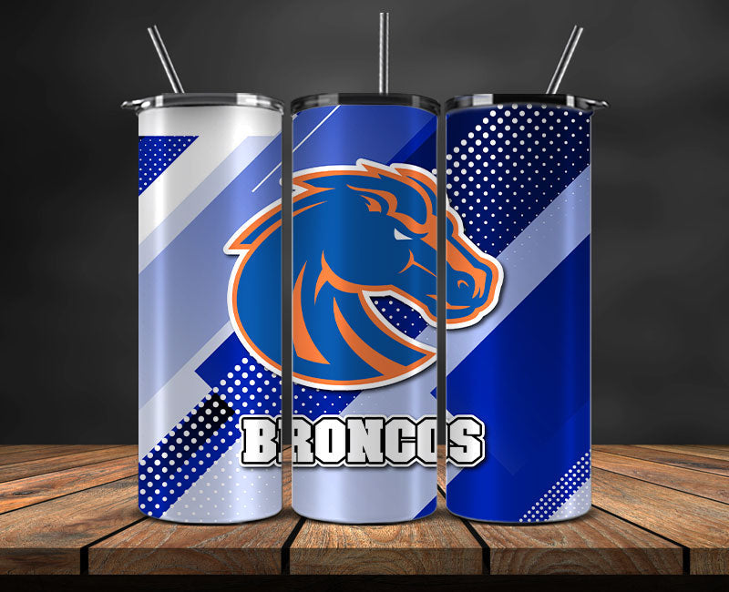 Bronco Logo 20 oz Tumbler Png ,College Football 20 Oz Tumbler Wrap 13