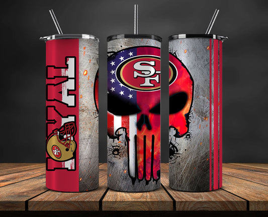 San Francisco 49ers Loyal Tumbler Wraps, Nfl Tumbler Png 141