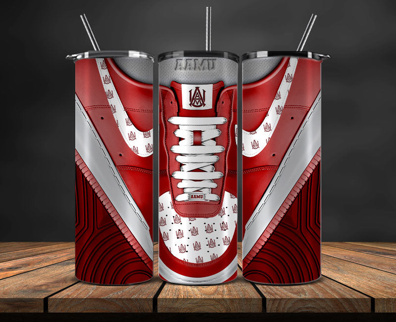 AAMU Sneaker Tumbler Wrap , College Sneaker Tumbler Wrap 142