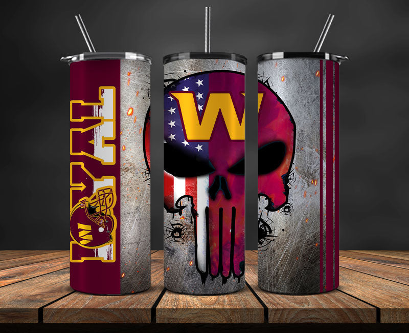 Washington Commanders Loyal Tumbler Wraps, Nfl Tumbler Png 144