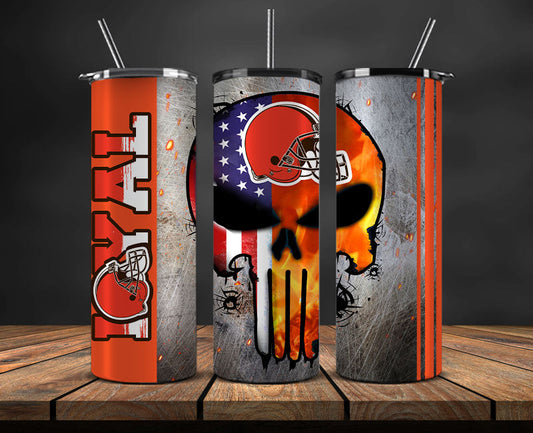 Cleveland Browns Loyal Tumbler Wraps, Nfl Tumbler Png 148