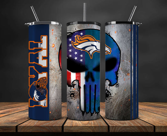 Denver Broncos Loyal Tumbler Wraps, Nfl Tumbler Png 149