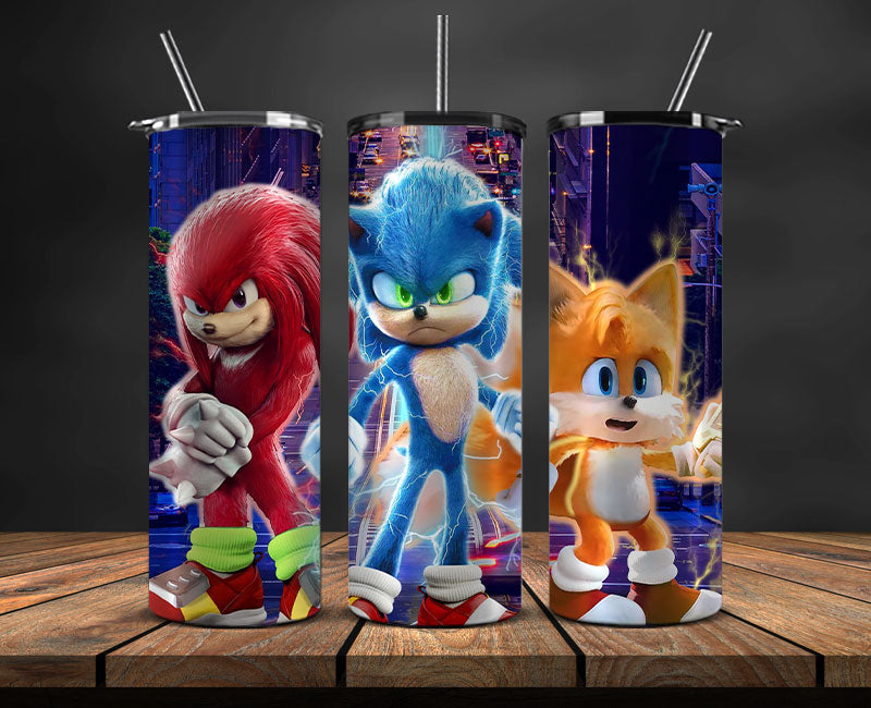 Sonic Tumbler 20oz Png, The Hedgehog Tumbler Wrap, Tumbler Wrap ,Sonic Tumbler Wrap 14