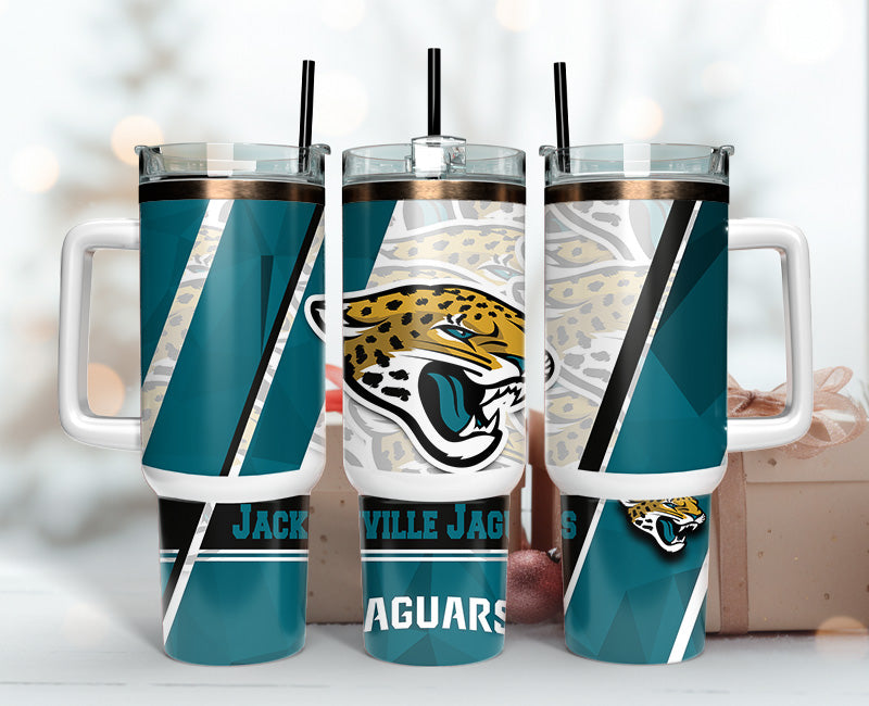 Jacksonville Jaguars 40oz Tumbler,NFL Tumbler Wrap , 40oz Tumbler Sublimation Png , 40oz Tumbler Wrap 80