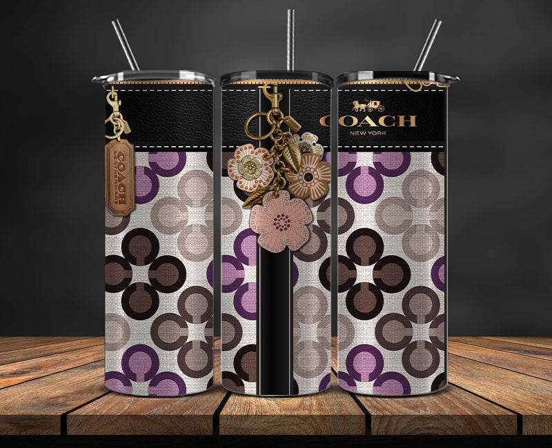 Coach Tumbler Wrap, Coach Tumbler Png ,Luxury Logo Fashion Png 15