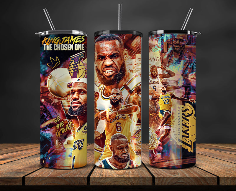 Lebron James Tumbler Wrap Variant Edition, NBA Tumbler Png , NBA DS-15