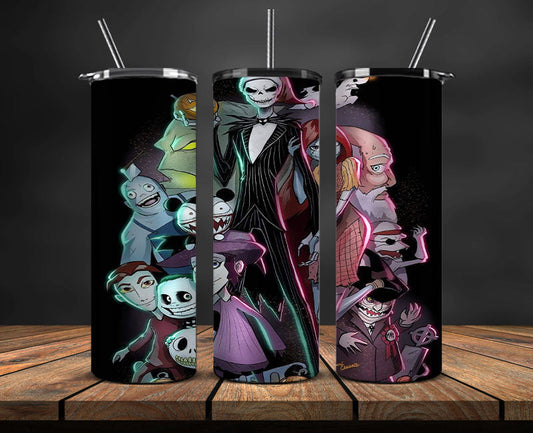 Nightmare Before Christmas , Jack Skellington Tumbler Png,Tumbler Wrap,Halloween Tumbler Wrap 16