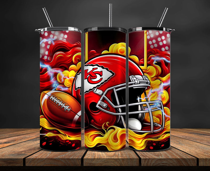 Kansas City Chiefs Tumbler Wraps,NFL Tumbler Wrap By AI, AI Tumbler Design 16