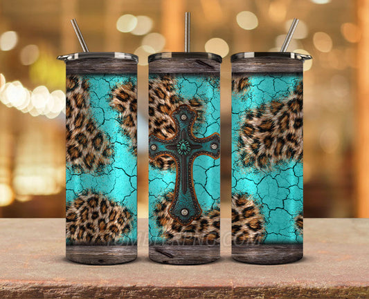 Western Tumbler Design Cowgirl Bull Cow Skull,Cowhide Tumbler Png,Cowhide Skull Western Tumbler Wrap 16