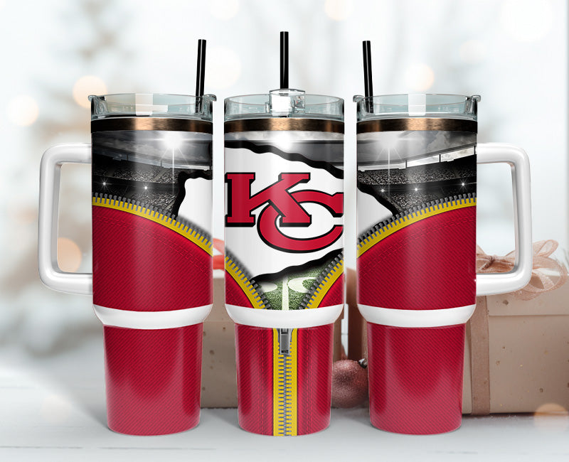 Kansas City Chiefs 40oz Tumbler,NFL Tumbler Wrap , 40oz Tumbler Sublimation Png , 40oz Tumbler Wrap 49