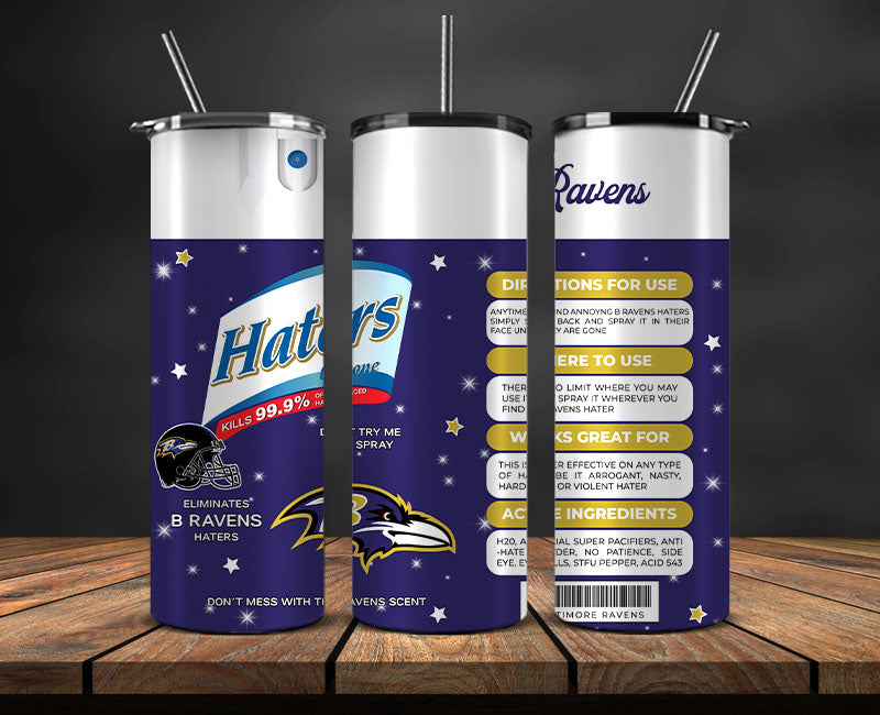 Baltimore Ravens Haters Be Gone Tumbler Png,  Nfl Tumbler Png 17