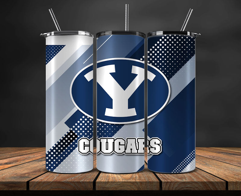 Cougars Logo 20 oz Tumbler Png ,College Football 20 Oz Tumbler Wrap 17