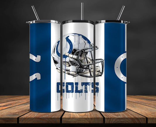 Indianapolis Colts Tumbler Wrap, NFL Logo Tumbler Png, NFL Design Png-18