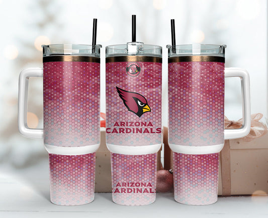 Arizona Cardinals Tumbler 40oz Png, 40oz Tumler Png 01