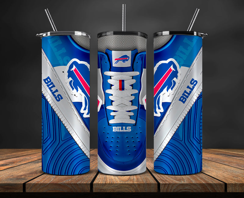 Buffalo Bills Tumbler Wrap, NFL Sneaker Tumbler Wrap  01