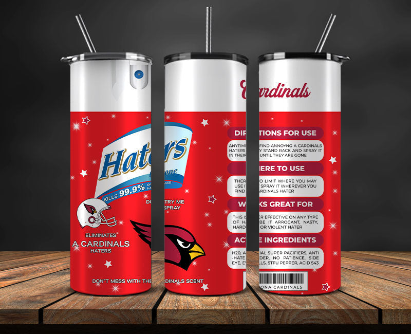 Arizona Cardinals Haters Be Gone Tumbler Png, Nfl Tumbler Png 01