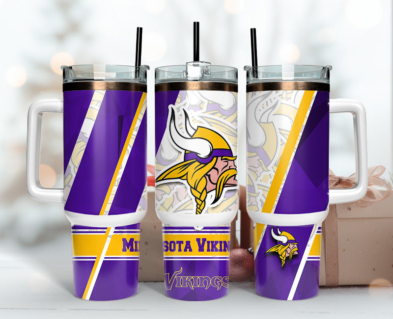 Minnesota Vikings 40oz Tumbler,NFL Tumbler Wrap , 40oz Tumbler Sublimation Png , 40oz Tumbler Wrap 86