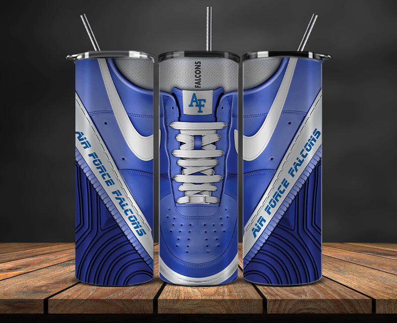 Air Force Falcons Sneaker Tumbler Wrap , College Sneaker Tumbler Wrap 20