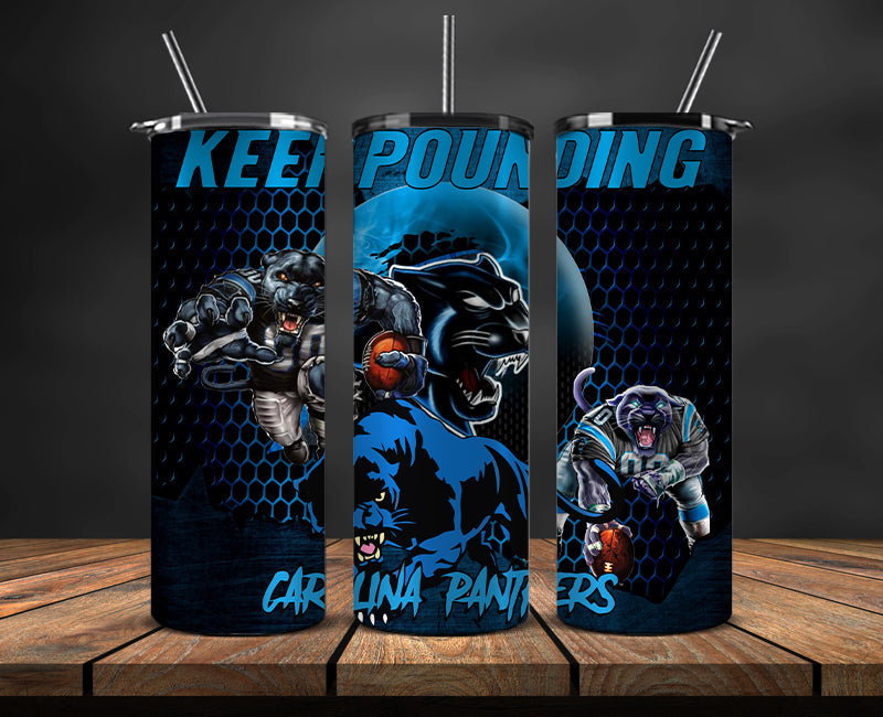 Carolina Panthers Tumbler, Panthers Logo, Mascot Football Png 21