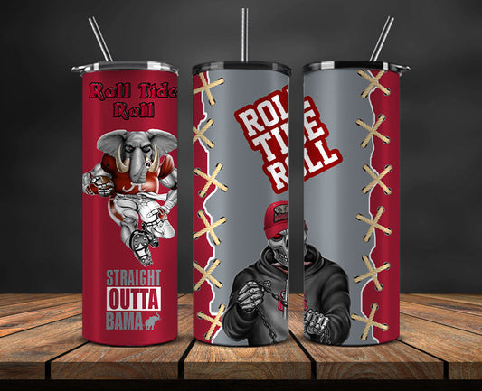 Alabama Tumbler Wrap, NCAA University College Tumbler Wraps DS-21