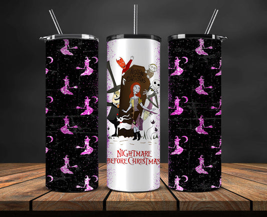 Nightmare Before Christmas , Jack Skellington Tumbler Png,Tumbler Wrap,Halloween Tumbler Wrap 22