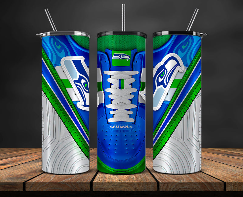 Seattle Seahawks Tumbler Wrap, NFL Sneaker Tumbler Wrap  22