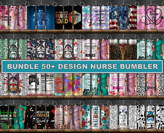 56 Design Bundle Nurse 20oz Tumbler PNG, Nurse Tumbler Png Nurse Tumbler Wrap,Gift For Nurse 23