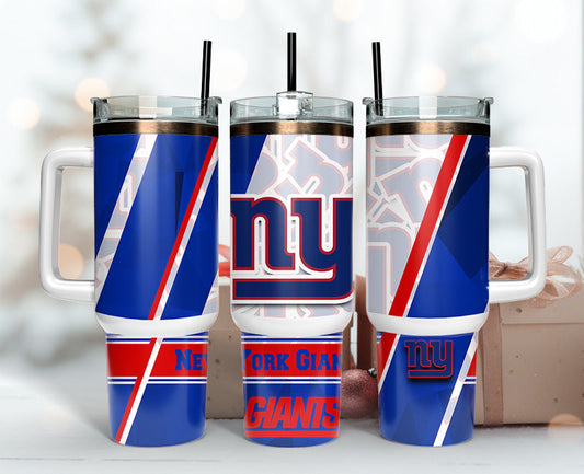 New York Giants  40oz Tumbler,NFL Tumbler Wrap , 40oz Tumbler Sublimation Png , 40oz Tumbler Wrap 89