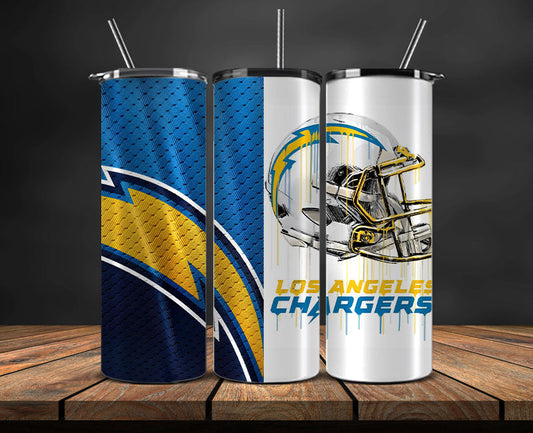 Los Angeles Chargers Tumbler Wrap, NFL Logo Tumbler Png, NFL Design Png-23