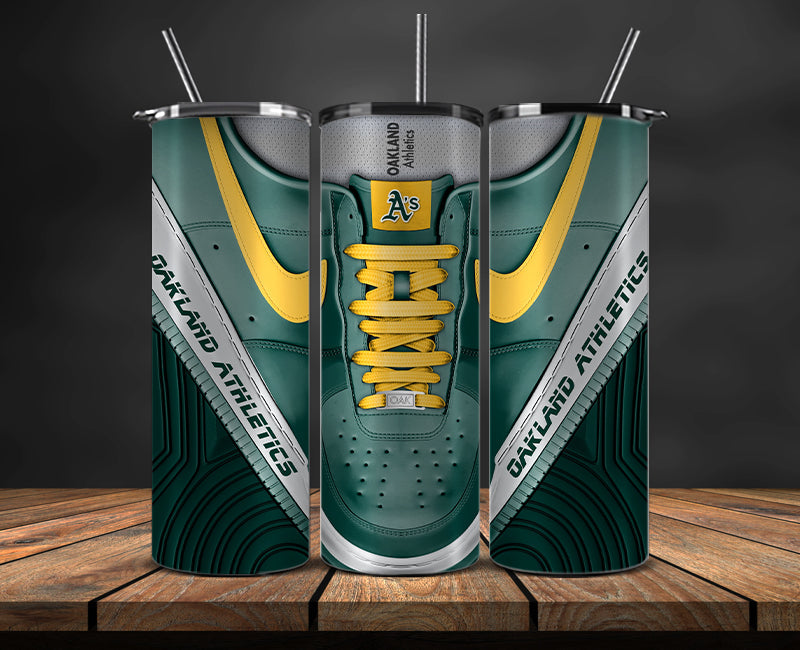 Oakland Athletics Tumbler Wrap, MLB Sneaker Tumbler Wrap 24