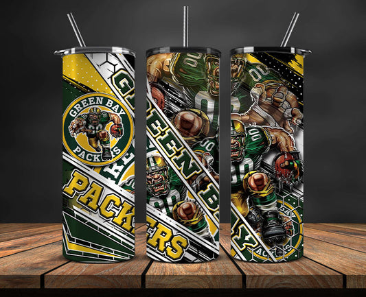 Packers Football Png , Football Tumbler Png  , Sport Tumbler Wrap 25