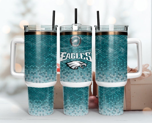 Philadelphia Eagles Tumbler 40oz Png, 40oz Tumler Png 25