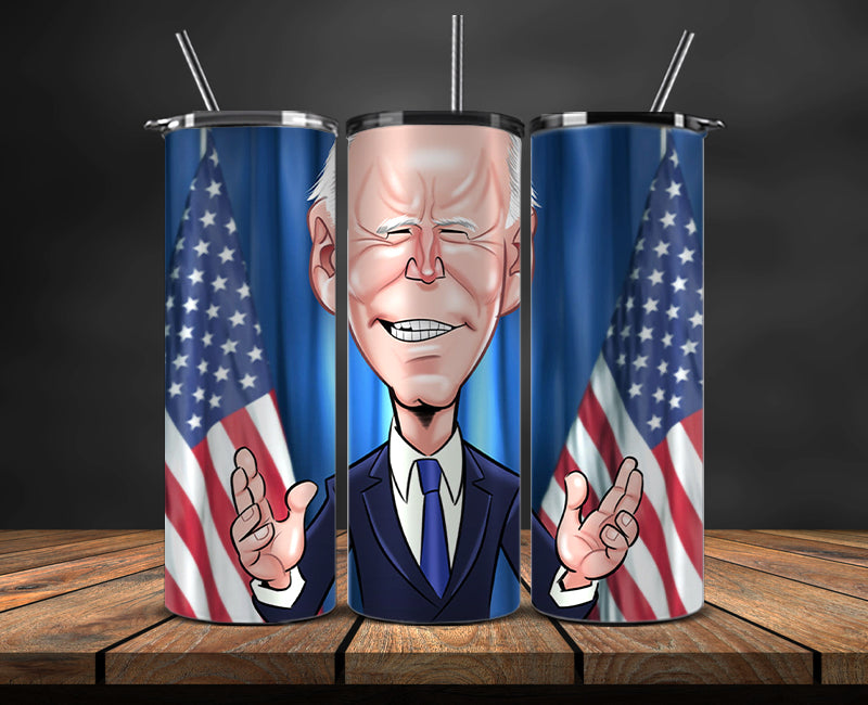 Joe Biden 2024 Tumbler Wrap,Joe Biden 2024 ,Presidential Election 2024 ,Race To The White House 26