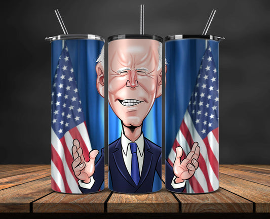 Joe Biden 2024 Tumbler Wrap,Joe Biden 2024 ,Presidential Election 2024 ,Race To The White House 26