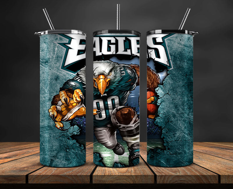 Eagles Football Png , Football Tumbler Wrap 26