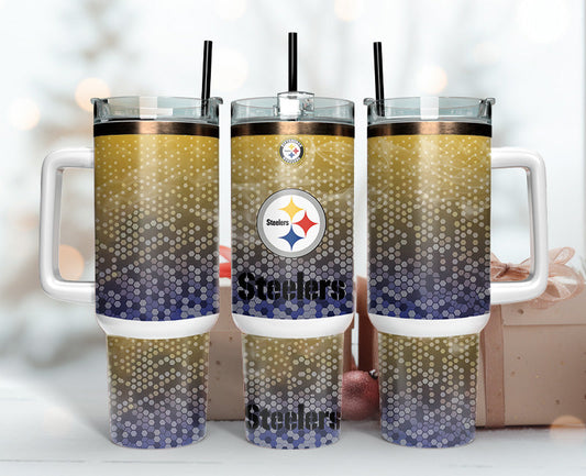 Pittsburgh Steelers Tumbler 40oz Png, 40oz Tumler Png 26