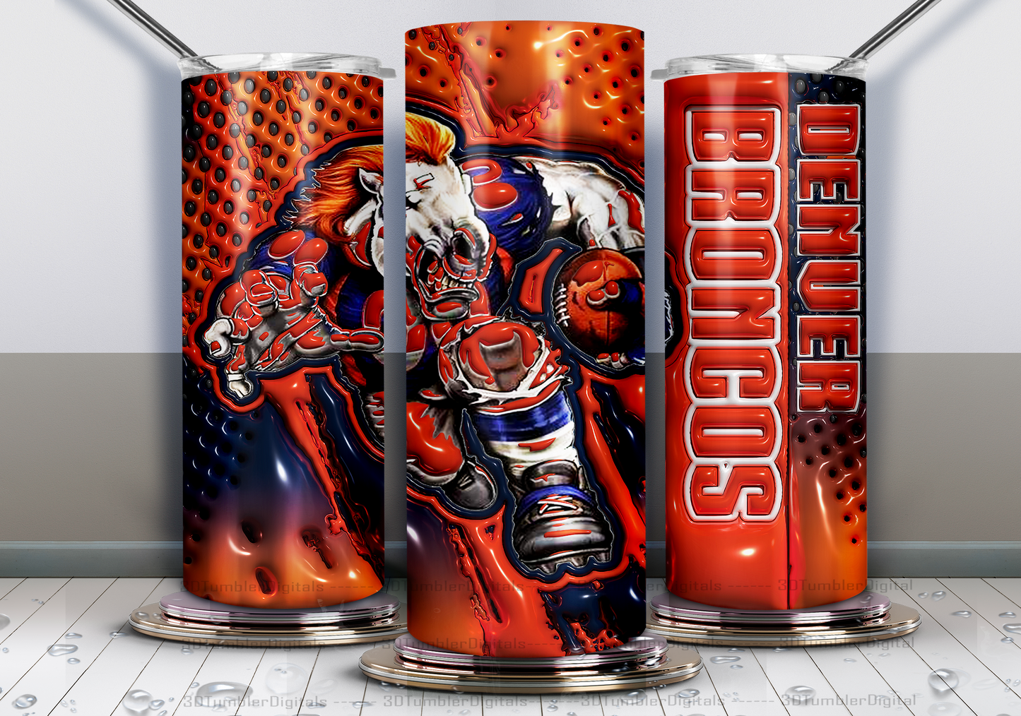 Cowboys Tumbler Wrap , 3D Nfl Tumbler Wrap, Nfl Mascot Tumbler 28