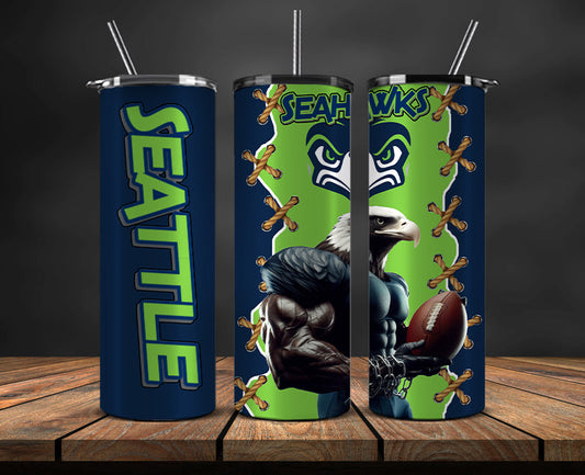 Seattle Seahawks Tumbler, Seahawks Logo, Mascot Football Png 27