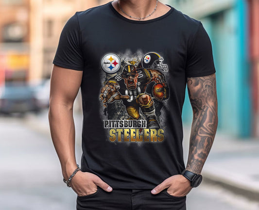 Pittsburgh Steelers TShirt, Trendy Vintage Retro Style NFL Unisex Football Tshirt, NFL Tshirts Design 28