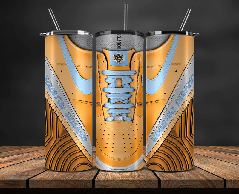 Houston Dynamo Tumbler Wrap, MLS Sneakers Tumbler Wrap 02