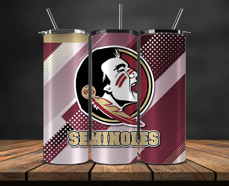 Seminoles Logo 20 oz Tumbler Png ,College Football 20 Oz Tumbler Wrap 32