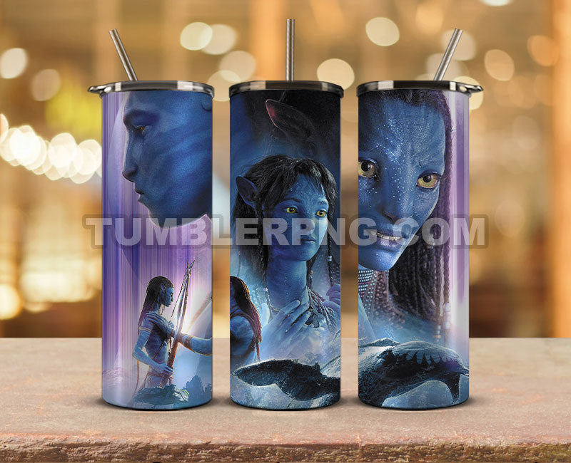 Avatar Tumbler Wrap,Avatar 20oz Tumbler Movies, Skinny Tumbler 20oz, Avatar 2 Png,The Way of Water Png, Trending Tumbler Wrap 36