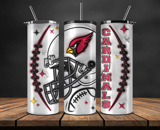 Arizona Cardinals Inflated Puffy Tumbler Wraps , Nfl Tumbler Png 38