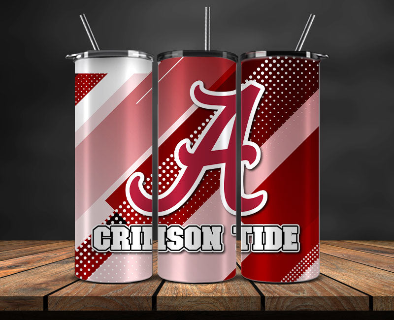 Crimson Tide Logo 20 oz Tumbler Png ,College Football 20 Oz Tumbler Wrap 03